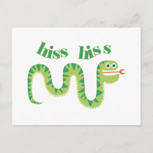 Carte Postale Serpent de sifflement de sifflement