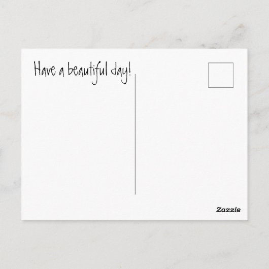 Carte Postale Serpent doux (Dos)