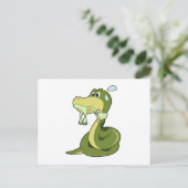 Carte Postale Serpent Drôle (Debout devant)