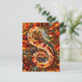 Carte Postale Serpent en Art Dot Aborigène (Debout devant)