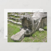 Carte Postale Serpent maya (Devant / Derrière)