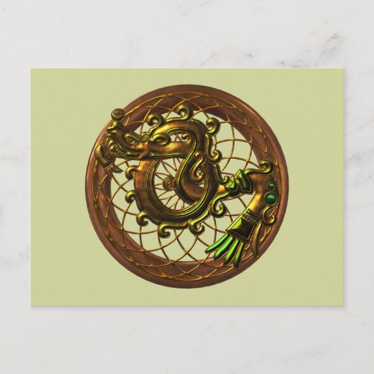 Carte Postale Serpent maya (Devant)