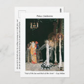 Carte Postale Serpent Prince Mariage Art nouveau imaginaire (Devant / Derrière)