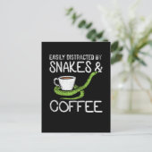 Carte Postale Serpents et café (Debout devant)