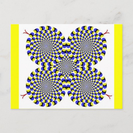 Carte Postale Serpents rotatifs (Devant)