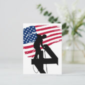 Carte Postale Serrurier (Debout devant)