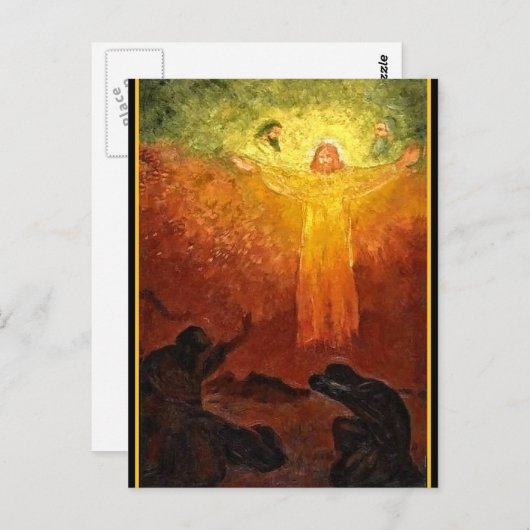 Carte Postale Serusier - Transfiguration, peinture fine art (Devant / Derrière)