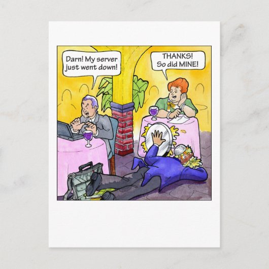 Carte Postale Serveur arrêté ! (Devant)