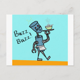 Carte Postale Serveur de robots