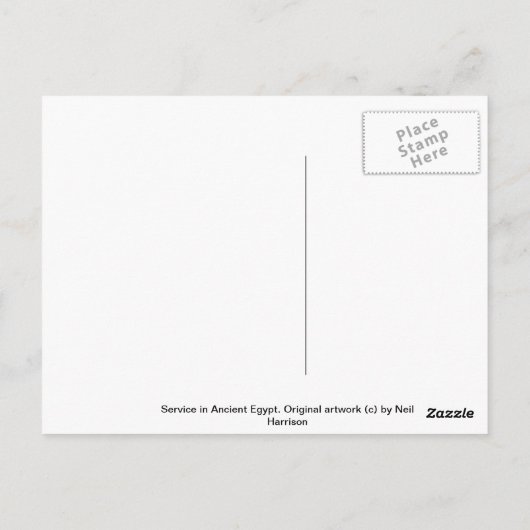 Carte Postale Service (Dos)