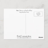 Carte Postale Service actif en terre et en mer (Dos)