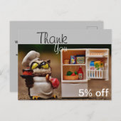 Carte Postale Service client (Devant / Derrière)