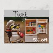 Carte Postale Service client (Devant)