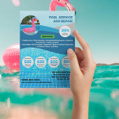 Carte Postale Service de pool et réparation