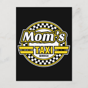 Carte Postale Service de taxi de maman