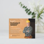 Carte Postale Service d'électricien professionnel Courrier direc (Debout devant)