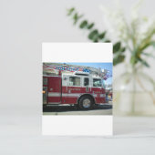 Carte Postale Service des incendies (Debout devant)