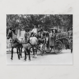 Carte Postale Service d'incendie de Wenatchee, 1911