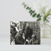 Carte Postale Service mobile américain WWI (Debout devant)