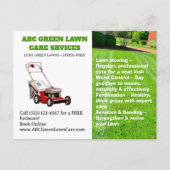 Carte Postale Service moderne d'entretien de pelouse (Devant)