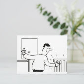 Carte Postale Services de plomberie et de chauffage (Debout devant)