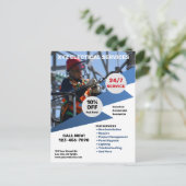 Carte Postale Services électriques (Debout devant)