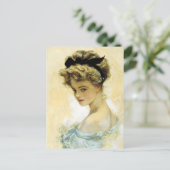 Carte Postale Ses yeux étaient faits pour le culte (Debout devant)