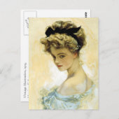 Carte Postale Ses yeux étaient faits pour le culte (Devant / Derrière)