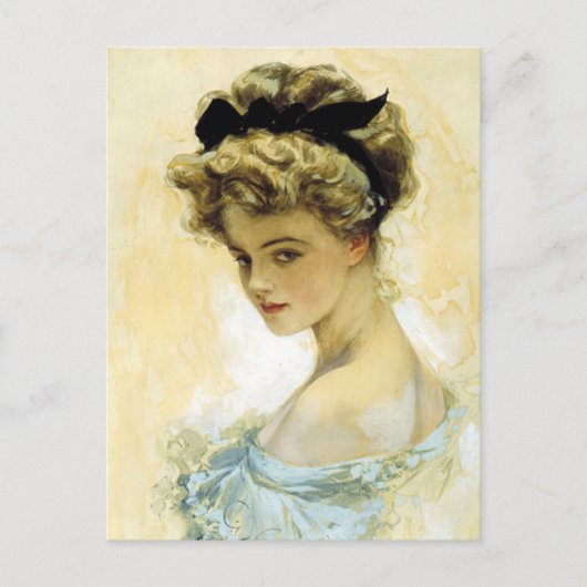 Carte Postale Ses yeux étaient faits pour le culte (Devant)