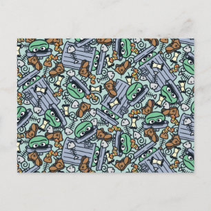 Carte Postale Sésame Sésame   Oscar le Motif de groupe