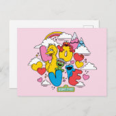 Carte Postale Sesame Street | Amour (Devant / Derrière)
