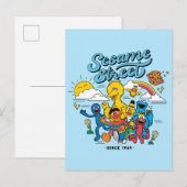 Carte Postale Sesame Street | Depuis 1969 (Devant / Derrière)