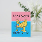 Carte Postale Sesame Street | Gros Oiseau Prenez soin les uns de (Debout devant)