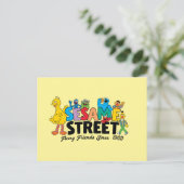 Carte Postale Sesame Street | Les amis à fourrure depuis 1969 (Debout devant)