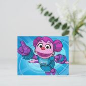 Carte Postale Sesame Street | Mecha Builders Abby (Debout devant)