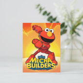 Carte Postale Sesame Street | Mecha Builders Elmo (Debout devant)