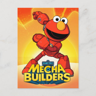 Carte Postale Sesame Street | Mecha Builders Elmo