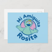 Carte Postale Sesame Street | Mi Amiguita Rosita (Devant / Derrière)