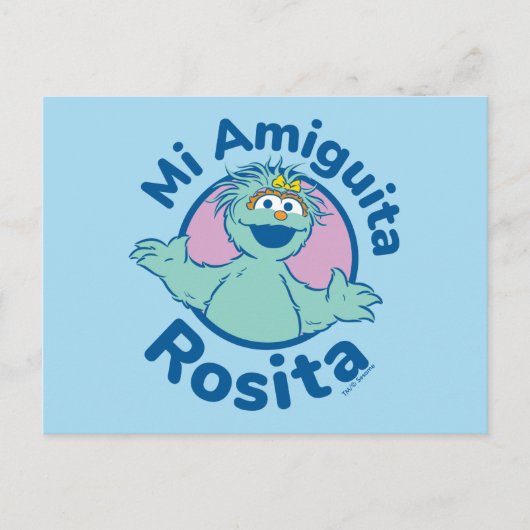 Carte Postale Sesame Street | Mi Amiguita Rosita (Devant)