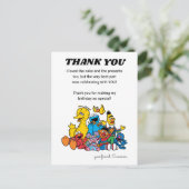 Carte Postale Sesame Street Pals 1er anniversaire - Merci (Debout devant)