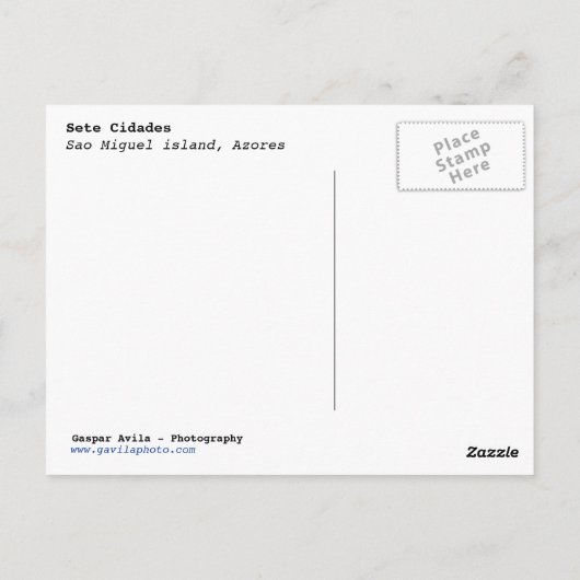 Carte Postale Sete Cidades, Açores (Dos)