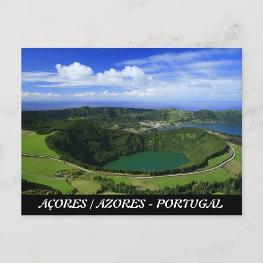 Carte Postale Sete Cidades - Açores (Devant)