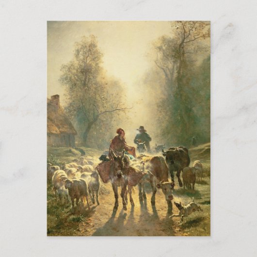 Carte Postale Setting off For Market (Devant)