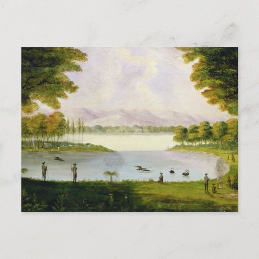 Carte Postale Setting up Camp of the Naval Survey (Devant)