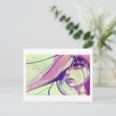 Carte postale seulement à moitié folle (Debout devant)