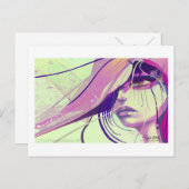 Carte postale seulement à moitié folle (Devant / Derrière)