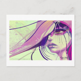 Carte postale seulement à moitié folle