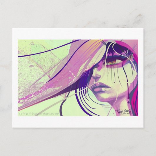 Carte postale seulement à moitié folle (Devant)