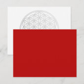 Carte Postale SEULEMENT COULEUR - rouge (Devant / Derrière)