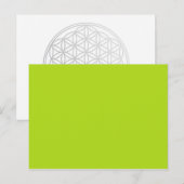 Carte Postale SEULEMENT COULEUR - vert clair (Devant / Derrière)